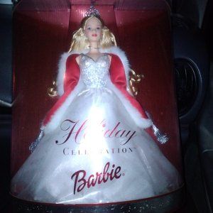 2001 holiday celebration Barbie collector's edition